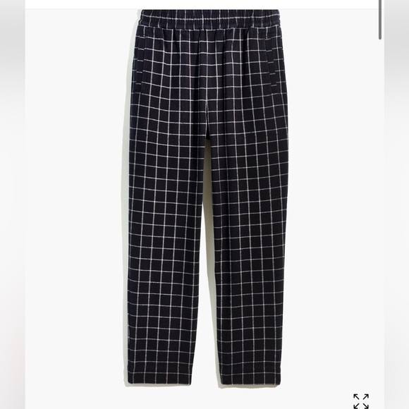 Madewell Huston Pull-On Tapered Pants in Plaid Size XS - Picture 2 of 13